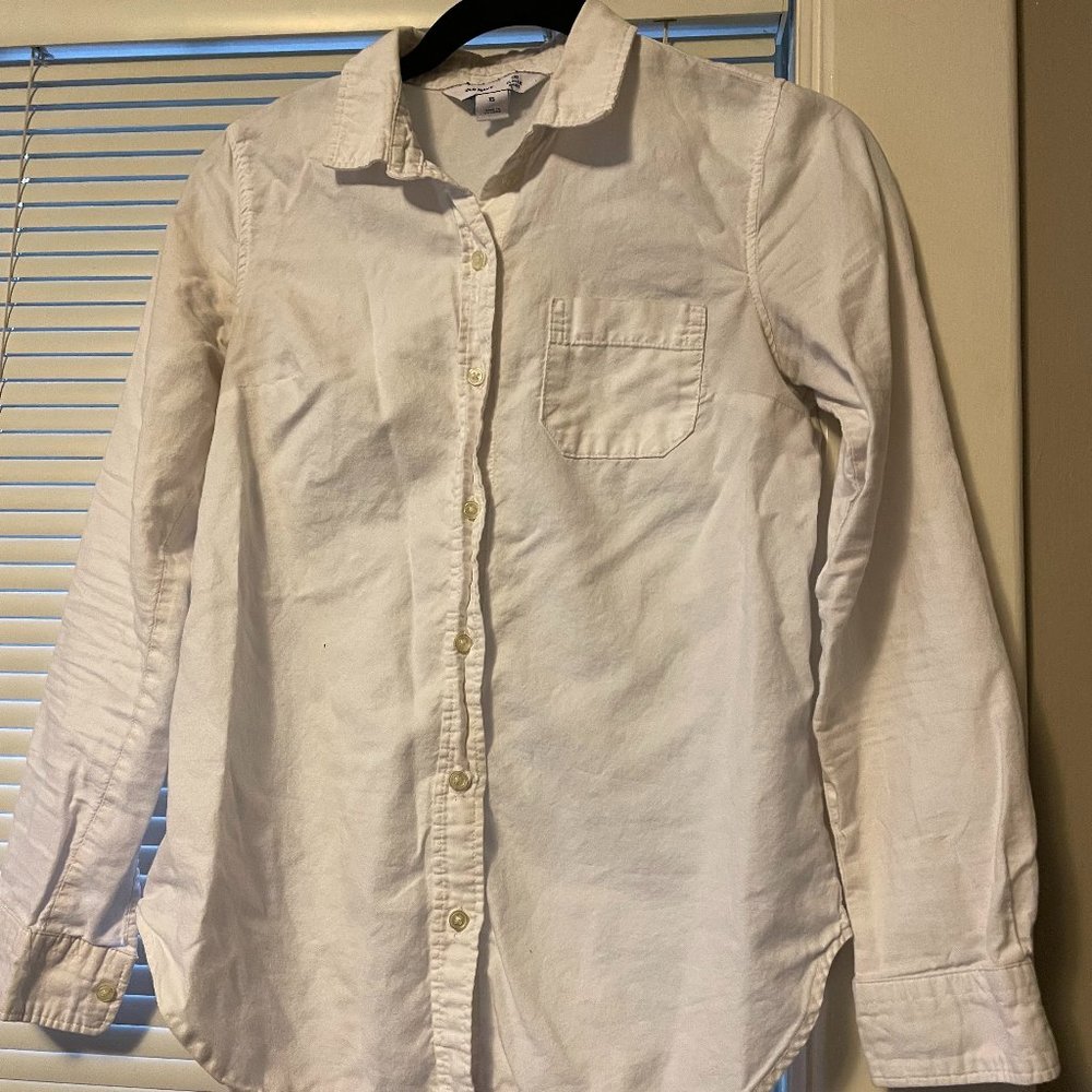 Women's White Button Down